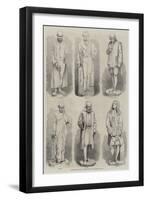 Statues in the Oxford University Museum-null-Framed Premium Giclee Print