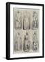 Statues in the Oxford University Museum-null-Framed Giclee Print