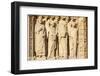 Statues including the Emperor Constantine and St. Denis carrying his head, Notre Dame Cathedral-Godong-Framed Photographic Print