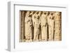 Statues including the Emperor Constantine and St. Denis carrying his head, Notre Dame Cathedral-Godong-Framed Photographic Print