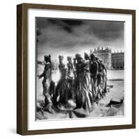 Statues Infront of the Neus Palais, Potsdam, Germany-Simon Marsden-Framed Giclee Print