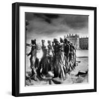 Statues Infront of the Neus Palais, Potsdam, Germany-Simon Marsden-Framed Giclee Print