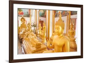 Statues, Karon Beach, Buddhist Temple, Phuket Island, Phuket, Thailand, Southeast Asia, Asia-Andrew Stewart-Framed Photographic Print