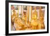 Statues, Karon Beach, Buddhist Temple, Phuket Island, Phuket, Thailand, Southeast Asia, Asia-Andrew Stewart-Framed Photographic Print