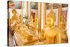 Statues, Karon Beach, Buddhist Temple, Phuket Island, Phuket, Thailand, Southeast Asia, Asia-Andrew Stewart-Stretched Canvas