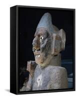 Statues of Anthropomorphic Standard-Bearers-null-Framed Stretched Canvas