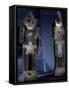 Statues of Anthropomorphic Standard-Bearers-null-Framed Stretched Canvas