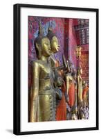 Statues of Buddha Inside Buddhist Temple, Luang Prabang, Laos-Jaynes Gallery-Framed Photographic Print