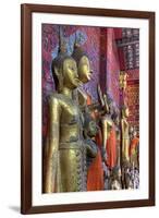 Statues of Buddha Inside Buddhist Temple, Luang Prabang, Laos-Jaynes Gallery-Framed Photographic Print