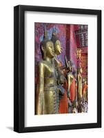 Statues of Buddha Inside Buddhist Temple, Luang Prabang, Laos-Jaynes Gallery-Framed Photographic Print