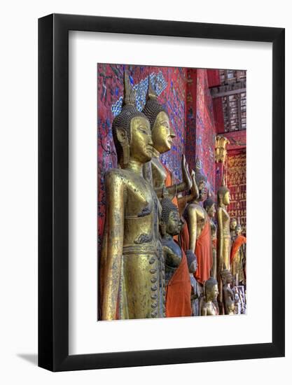 Statues of Buddha Inside Buddhist Temple, Luang Prabang, Laos-Jaynes Gallery-Framed Photographic Print