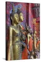 Statues of Buddha Inside Buddhist Temple, Luang Prabang, Laos-Jaynes Gallery-Stretched Canvas