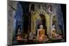 Statues of Buddha, Pagoda of Andaw, Dated 1521, Mrauk U, Rakhaing State, Myanmar (Burma), Asia-Nathalie Cuvelier-Mounted Photographic Print