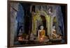 Statues of Buddha, Pagoda of Andaw, Dated 1521, Mrauk U, Rakhaing State, Myanmar (Burma), Asia-Nathalie Cuvelier-Framed Photographic Print