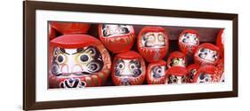 Statues of Daruma in a Temple, Shorinzan Daruma-Ji, Takasaki, Gunma Prefecture, Honshu, Japan-null-Framed Photographic Print