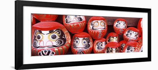 Statues of Daruma in a Temple, Shorinzan Daruma-Ji, Takasaki, Gunma Prefecture, Honshu, Japan-null-Framed Photographic Print