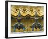 Statues of Demons on the Golden Chedi, Wat Phra Kaeo Complex (Grand Palace Complex), Bangkok, Thail-Richard Maschmeyer-Framed Photographic Print