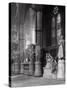 Statues of Eminent Figures Buried in Westminster Abbey, London-Frederick Henry Evans-Stretched Canvas