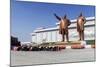 Statues of Former Presidents Kim Il-Sung and Kim Jong Il-Gavin Hellier-Mounted Photographic Print