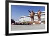 Statues of Former Presidents Kim Il-Sung and Kim Jong Il-Gavin Hellier-Framed Photographic Print