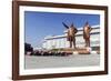 Statues of Former Presidents Kim Il-Sung and Kim Jong Il-Gavin Hellier-Framed Photographic Print