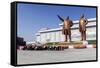 Statues of Former Presidents Kim Il-Sung and Kim Jong Il-Gavin Hellier-Framed Stretched Canvas