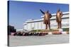 Statues of Former Presidents Kim Il-Sung and Kim Jong Il-Gavin Hellier-Stretched Canvas