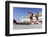 Statues of Former Presidents Kim Il-Sung and Kim Jong Il-Gavin Hellier-Framed Photographic Print