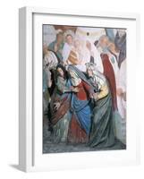 Statues of Holy Women Following Christ, Detail from Crucifixion-Gaudenzio Ferrari-Framed Giclee Print