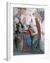 Statues of Holy Women Following Christ, Detail from Crucifixion-Gaudenzio Ferrari-Framed Giclee Print