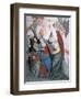 Statues of Holy Women Following Christ, Detail from Crucifixion-Gaudenzio Ferrari-Framed Giclee Print