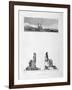 Statues of Memnon, Thebes, Egypt, C1808-L Petit-Framed Giclee Print