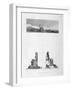 Statues of Memnon, Thebes, Egypt, C1808-L Petit-Framed Giclee Print