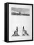 Statues of Memnon, Thebes, Egypt, C1808-L Petit-Framed Stretched Canvas