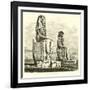 Statues of Memnon-null-Framed Giclee Print