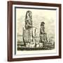 Statues of Memnon-null-Framed Giclee Print