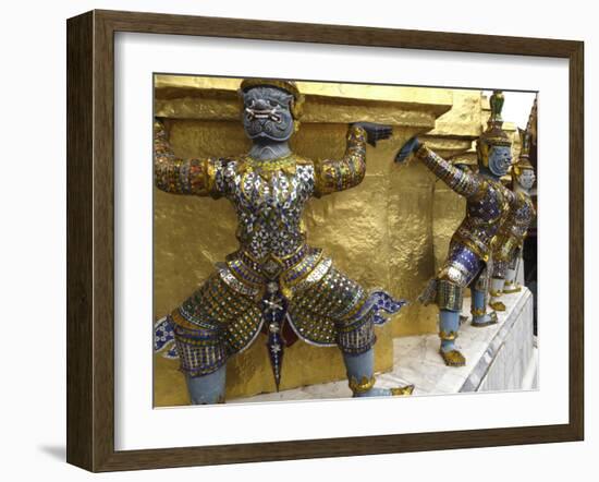 Statues of Monkey-Demons-Jean-Pierre DeMann-Framed Photographic Print