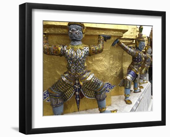 Statues of Monkey-Demons-Jean-Pierre DeMann-Framed Photographic Print