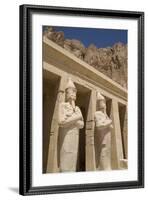 Statues of Osiris, Deir-El-Bahri (Hatshepsut's Temple), West Bank-Richard Maschmeyer-Framed Photographic Print