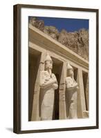 Statues of Osiris, Deir-El-Bahri (Hatshepsut's Temple), West Bank-Richard Maschmeyer-Framed Photographic Print