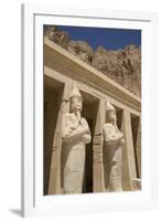 Statues of Osiris, Deir-El-Bahri (Hatshepsut's Temple), West Bank-Richard Maschmeyer-Framed Photographic Print