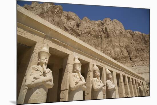 Statues of Osiris, Deir-El-Bahri (Hatshepsut's Temple), West Bank-Richard Maschmeyer-Mounted Photographic Print