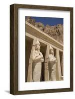 Statues of Osiris, Deir-El-Bahri (Hatshepsut's Temple), West Bank-Richard Maschmeyer-Framed Photographic Print