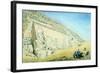 Statues of Rameses II Outside the Entrance to the Main Temple at Abu Simbel, Egypt, 13th Century Bc-Frederick Catherwood-Framed Giclee Print