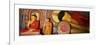 Statues of Seated, Standing and Sleeping Buddha, Isurumuniya, Anuradhapura, Sri Lanka, Asia-Bruno Morandi-Framed Photographic Print