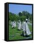 Statues of Soldiers at the Korean War Memorial in Washington D.C., USA-Hodson Jonathan-Framed Stretched Canvas