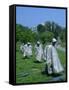 Statues of Soldiers at the Korean War Memorial in Washington D.C., USA-Hodson Jonathan-Framed Stretched Canvas