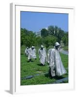 Statues of Soldiers at the Korean War Memorial in Washington D.C., USA-Hodson Jonathan-Framed Photographic Print