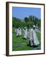 Statues of Soldiers at the Korean War Memorial in Washington D.C., USA-Hodson Jonathan-Framed Photographic Print