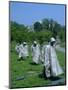 Statues of Soldiers at the Korean War Memorial in Washington D.C., USA-Hodson Jonathan-Mounted Photographic Print